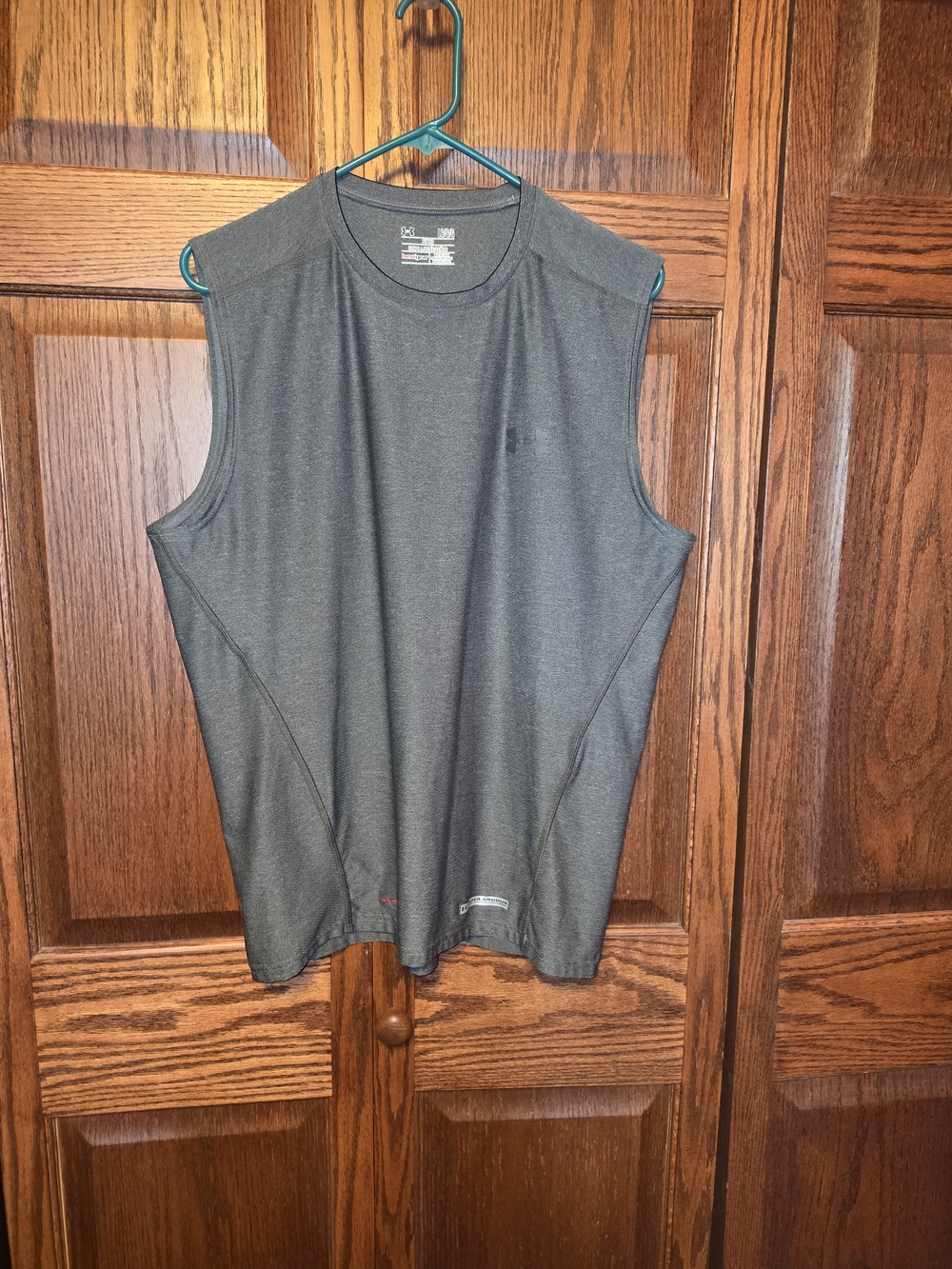 Under Armour Men's Sleeveless Training Tank - Charcoal Gray